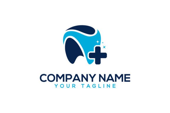 Dental Logo with Medical Plus