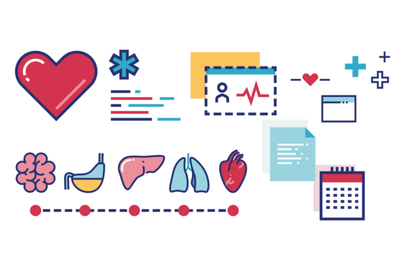 Health Concept: Medical Services and Human Anatomy