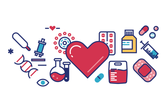 Healthcare Concept: Medical Treatment Icons