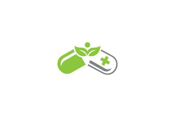 Herbal Capsule with Medical Plus Logo