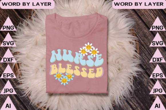 Nurse Blessed Retro Design