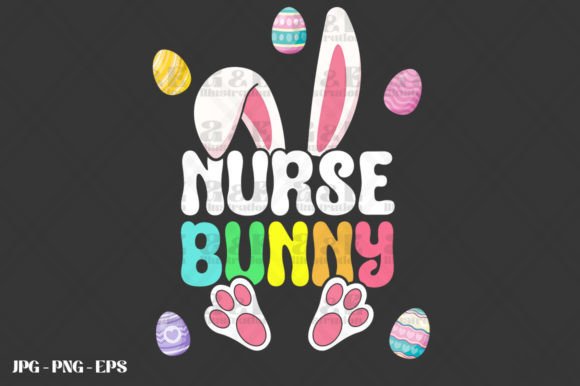 Nurse Bunny Cute Easter Family