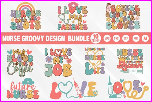 Nurse Groovy Designs Bundle