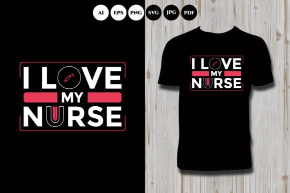 Nurse Lettering T Shirt