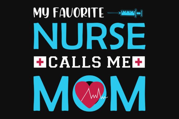 Nurse Mom Typography Tshirt Design