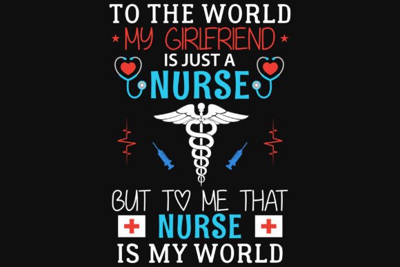 Nurse or Nursing Graphics Tshirt Design