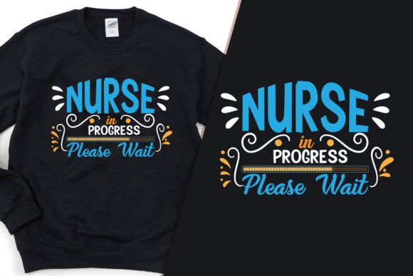 Nurse Progressing Stylish T-Shirt Design