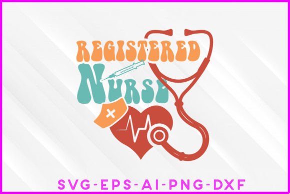 Registered Nurse Groovy Design