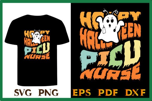 Spooky Nurse Halloween Tshirt Design