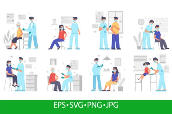 Vaccine, Immunisation Medical Scenes